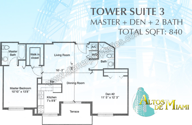 Altos de Miami Condo Floor Plans